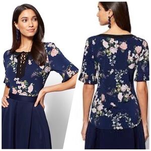 New York & Company Floral Top